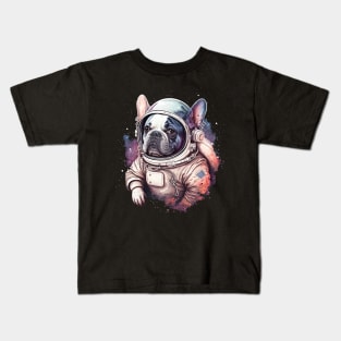 French Bulldog Astronaut Kids T-Shirt